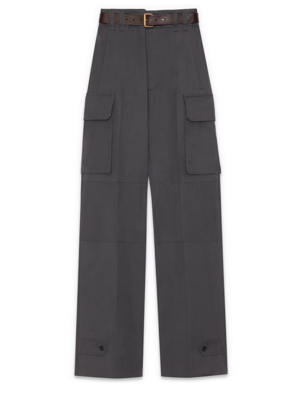Saint Laurent Dark Gray Cargo Pants